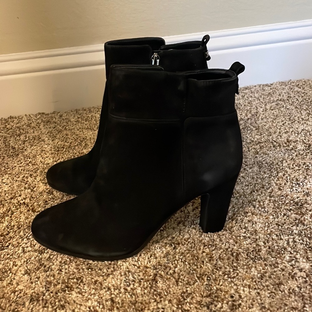 Black Suede Booties